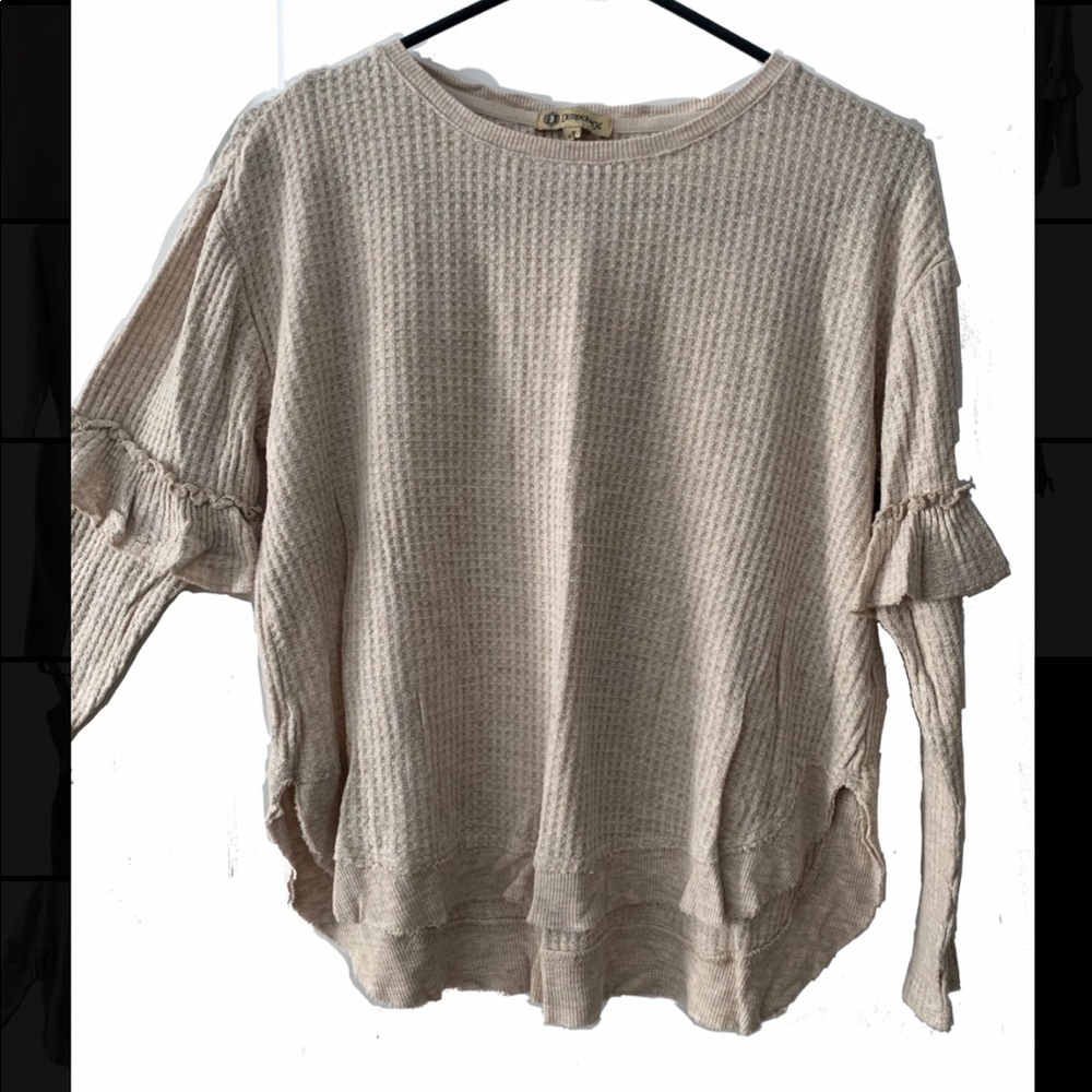 Democracy Ruffle Sweater